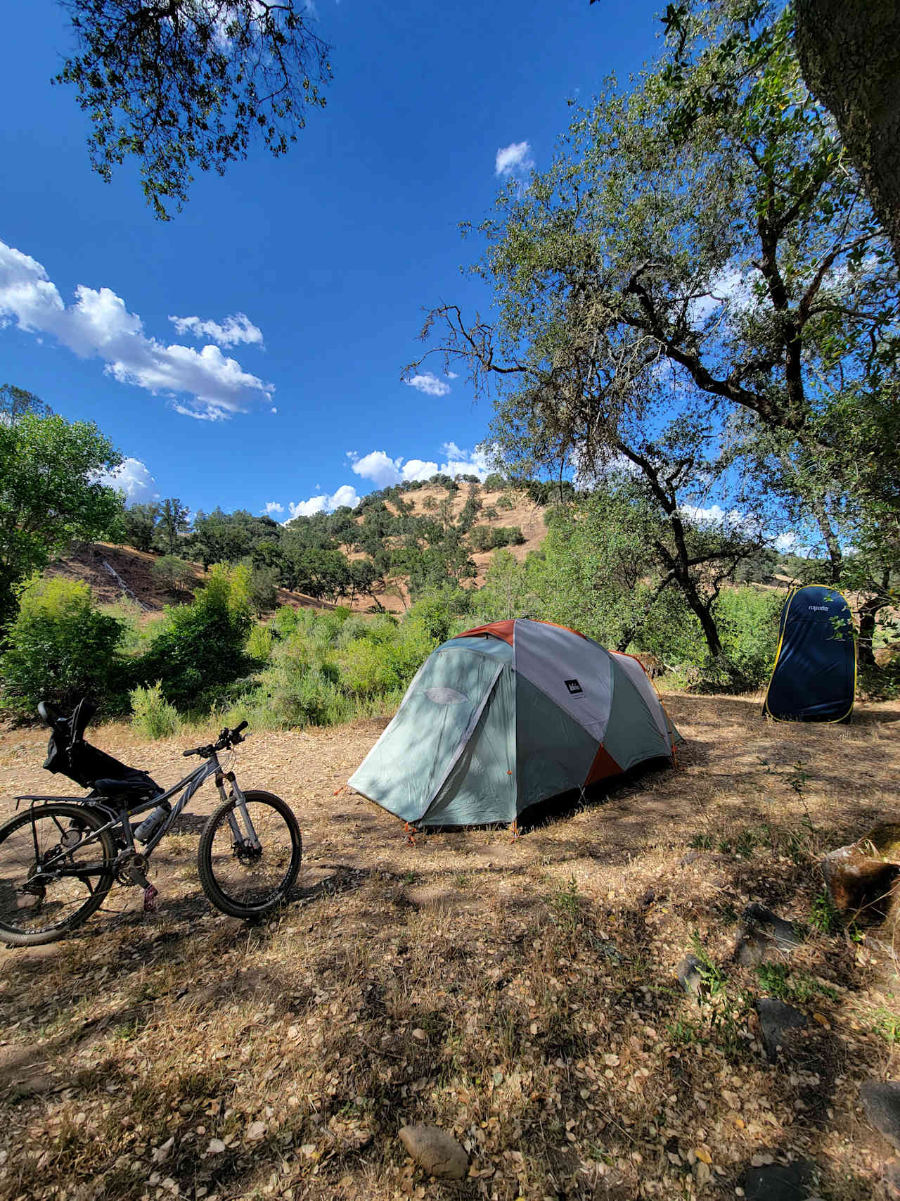 Campsite 6. Not super close to the river in June but spacious and short walk to water.