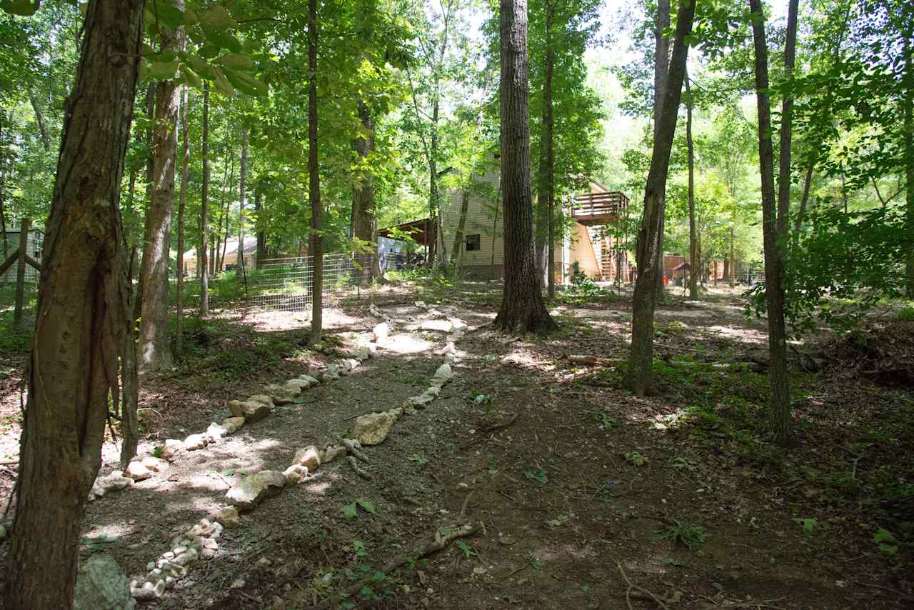 Walkway and Bathhouse