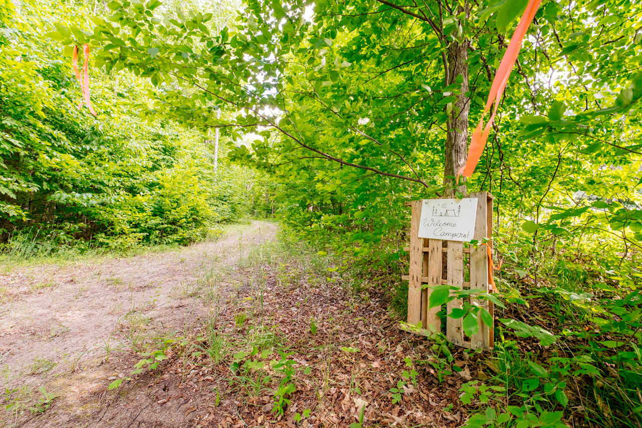 Welcome sign