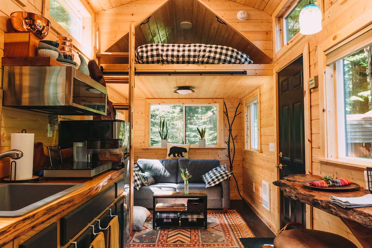 interior shot - loft and sofabed