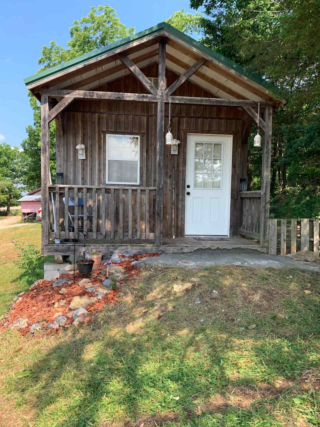 Cabin in spring time