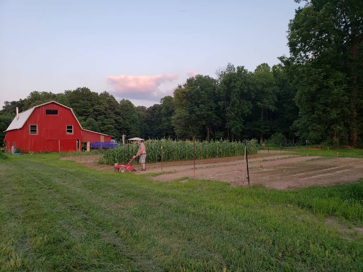 Overland camping at the 1938 barn