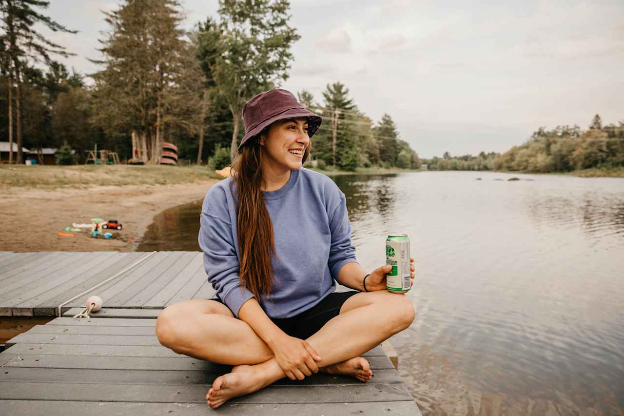 A perfectly peaceful evening by the water.