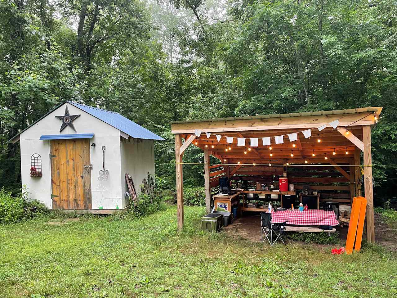 Covered Kitchen