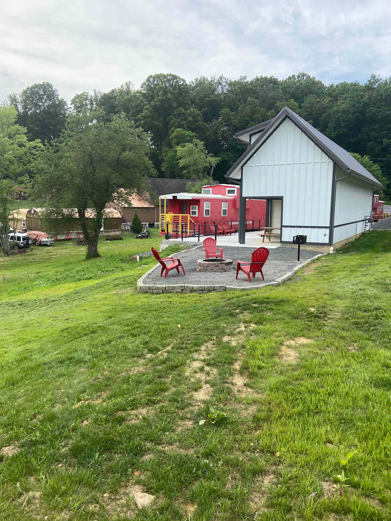 The C&O Caboose at Cantrell Station