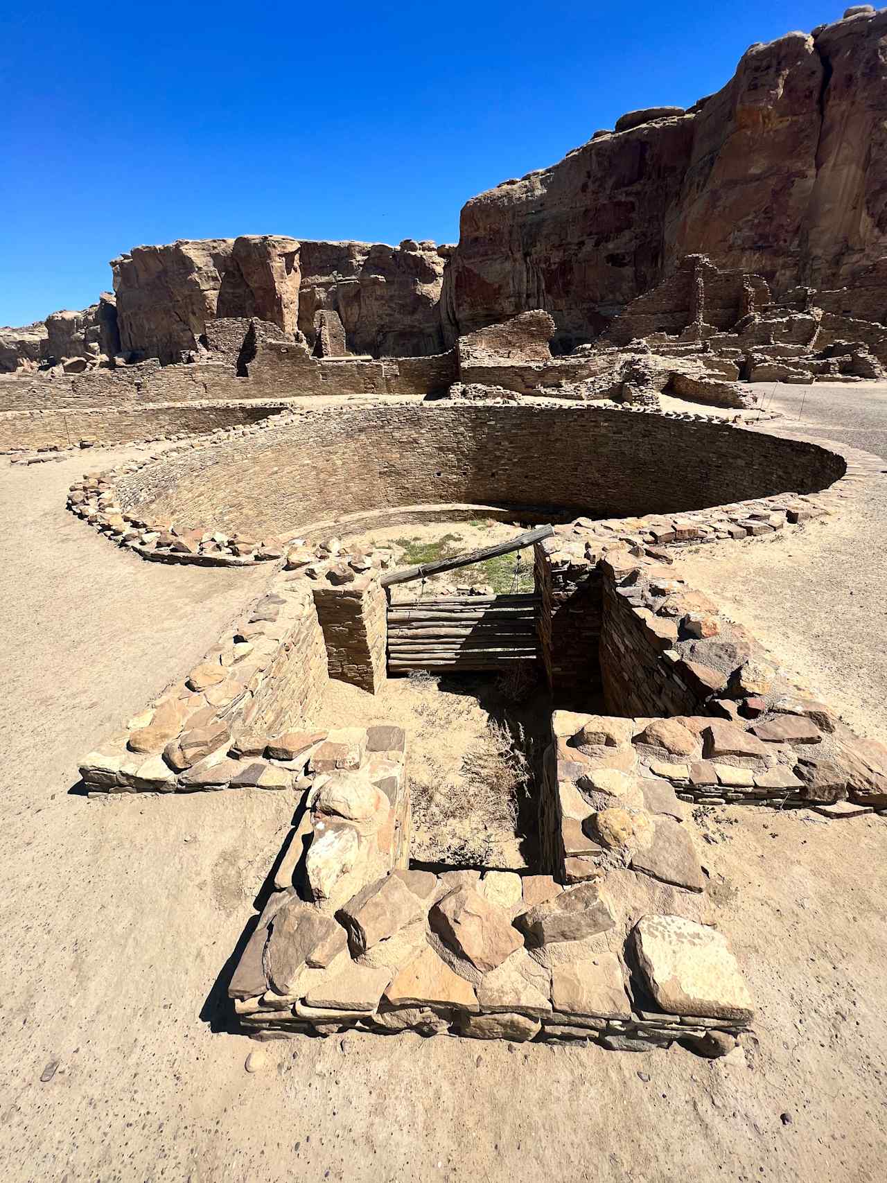 Chaco Canyon, about 30 minutes from Horse Thief campground, much closer than any other option!