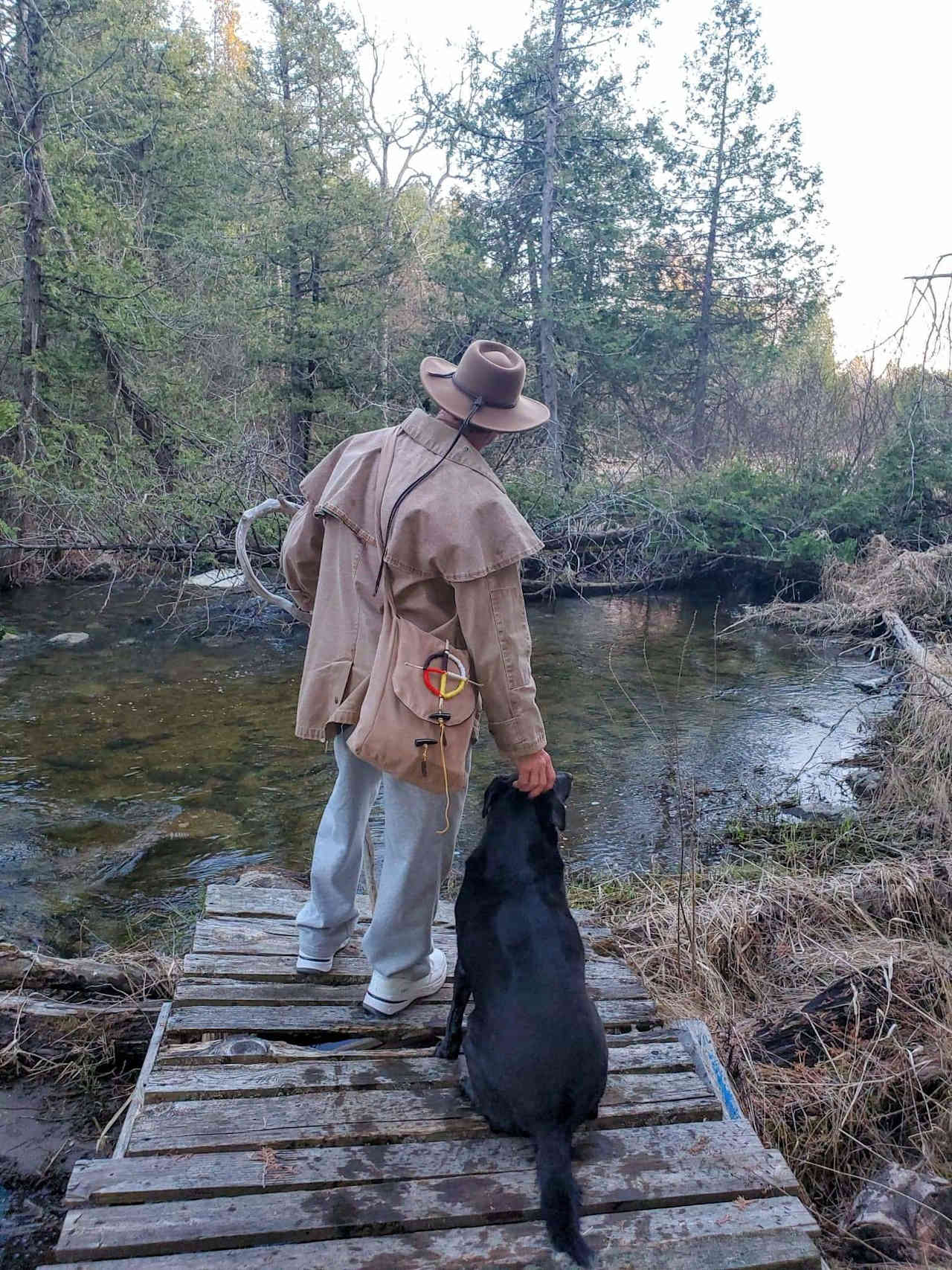 The creek is a nice place yo get a bit of meditation and the wildlife speaks 