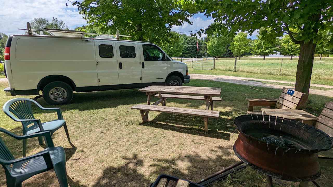 Our Campsite during the day.