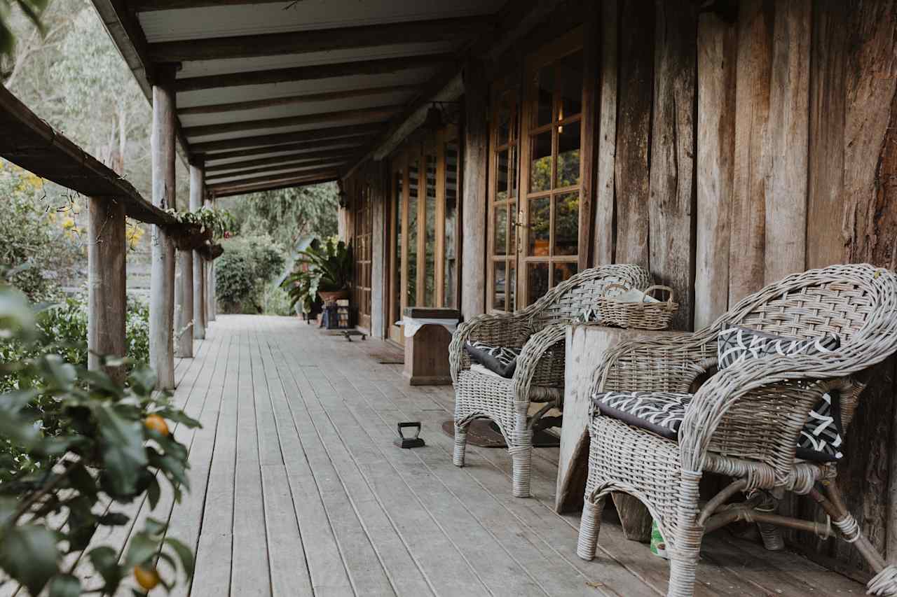 Cottage's balcony