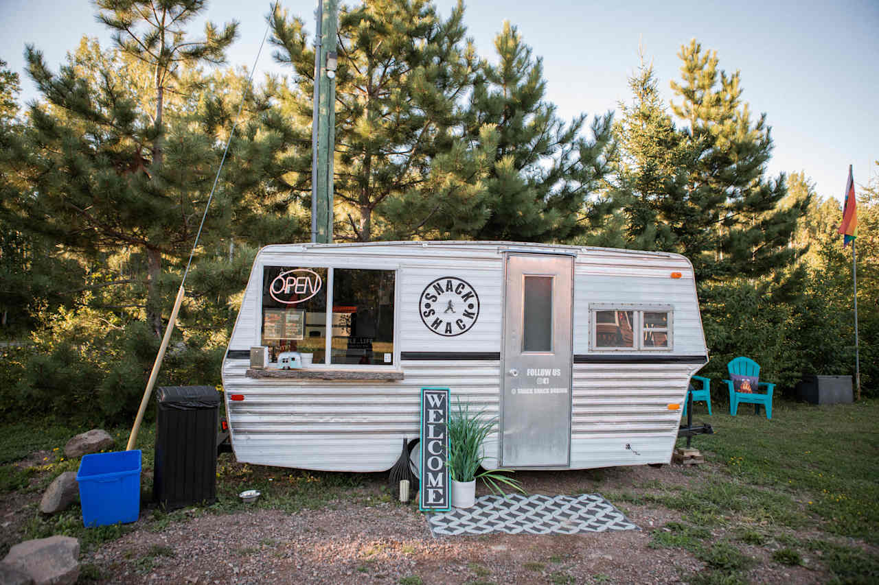 The snack shack is open most of the day and has some great cold treats, coffee, and other snacks.