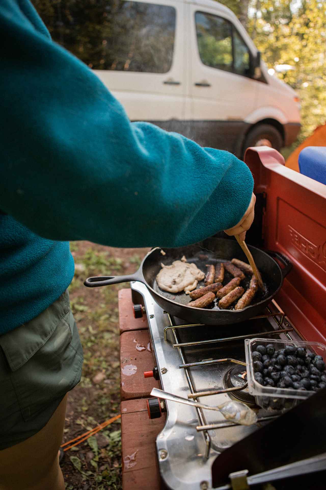 Camp Breakfast - Fueling up for a day of exploring!