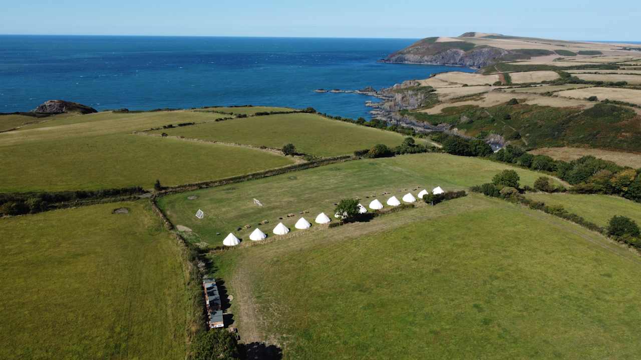 Looking North East to Dinas Island