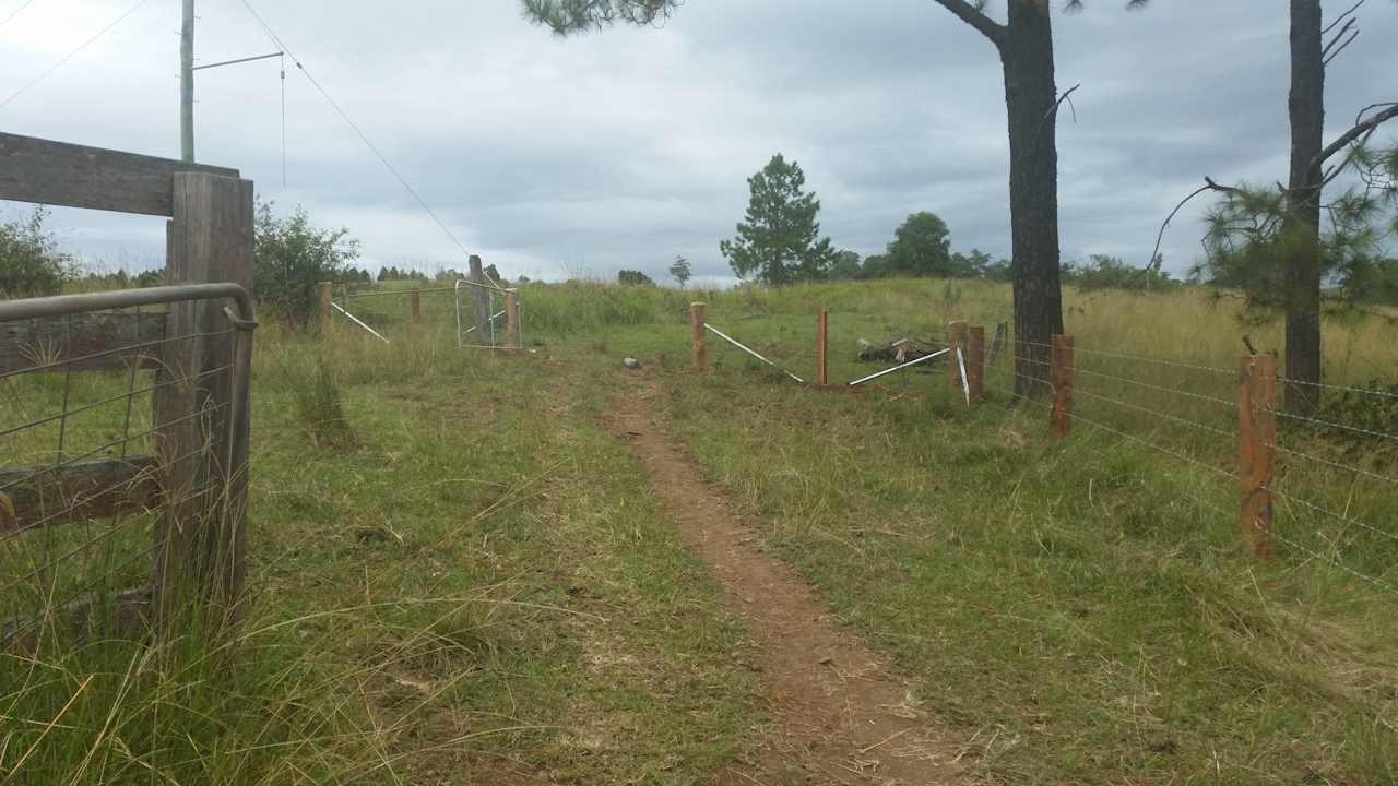 Entry way to upper part of the property 