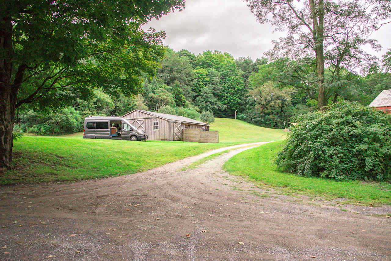 Driveway at the front of the property 