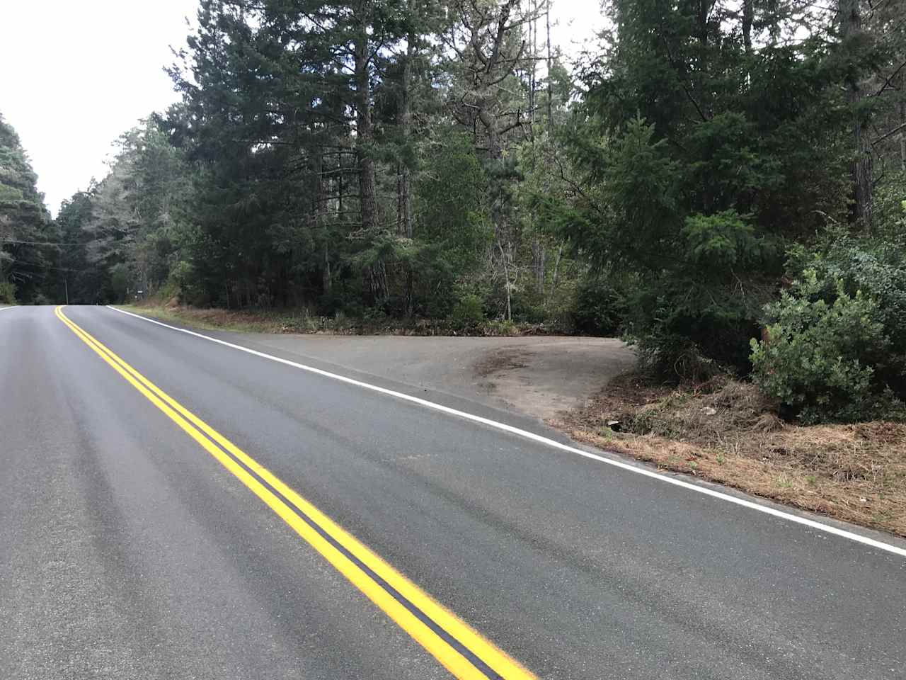 looking south on Ten Mile Rd approx 200 yds from my driveway at 25200