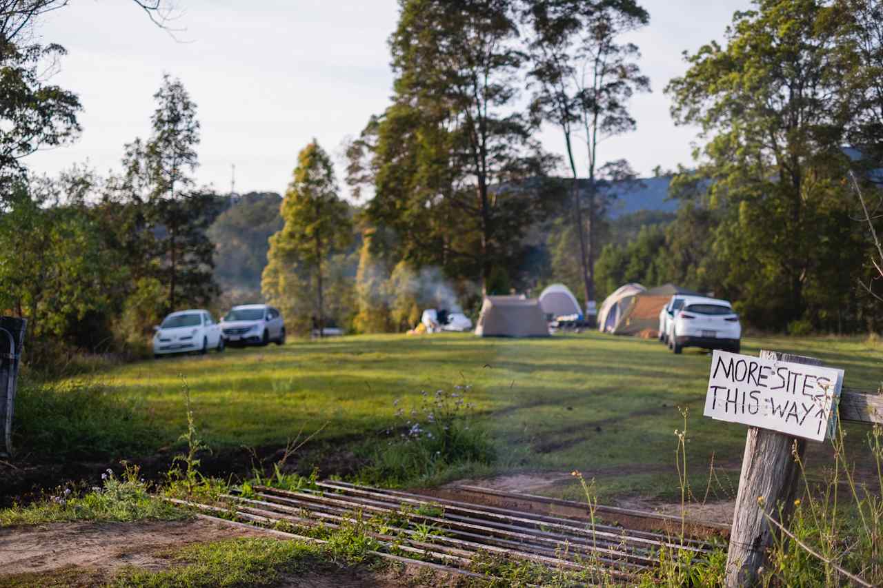 Campground 4, lots of room for activities.