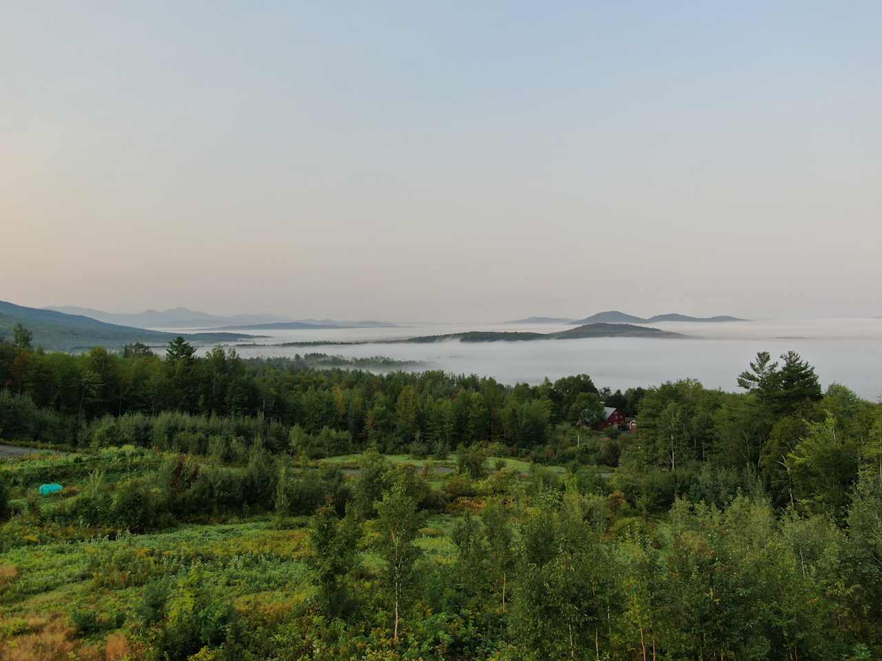 View from the Tent Site. 