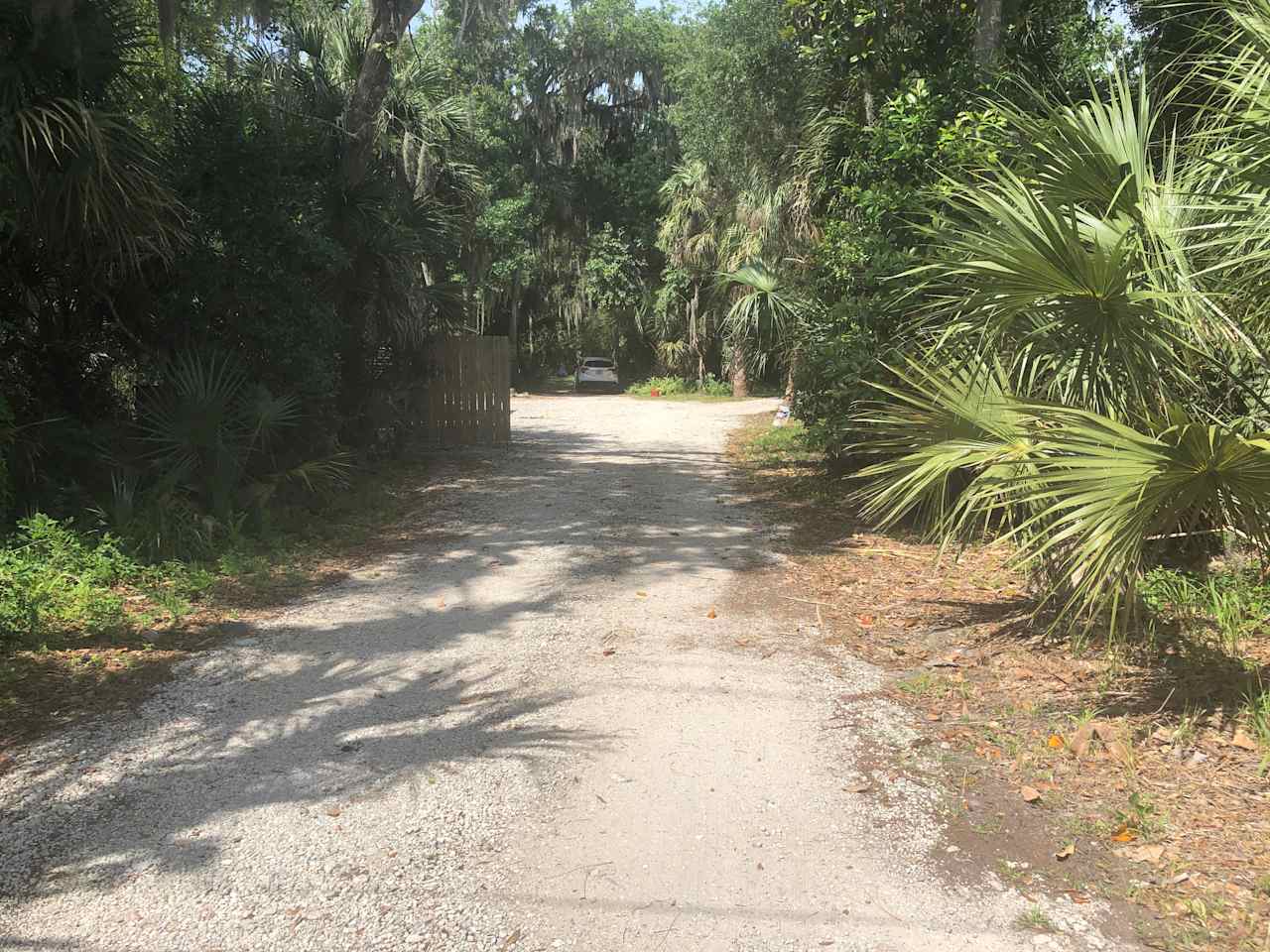 Private Drive off of the street
