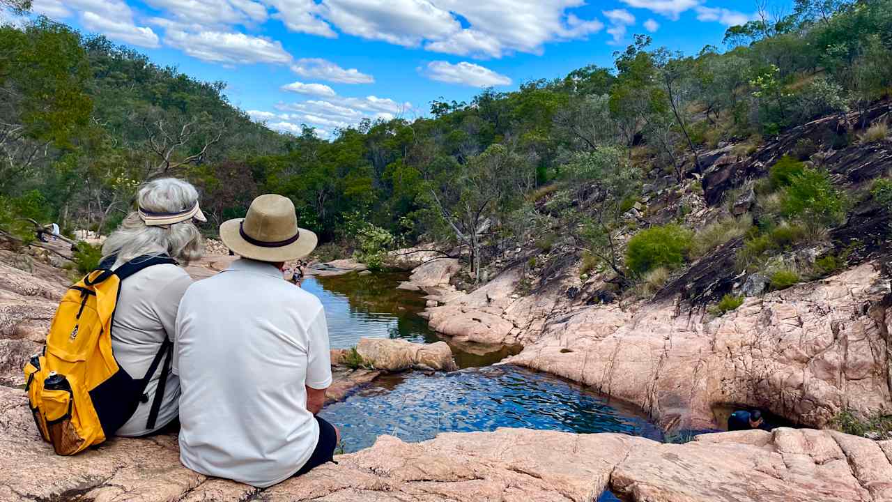 Waterfall Ck Rockpools in Mt Walsh NP