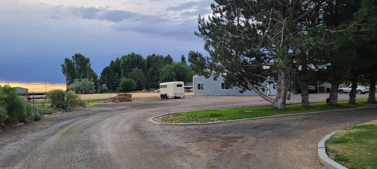 Driveway Leading Up to Designated Spot