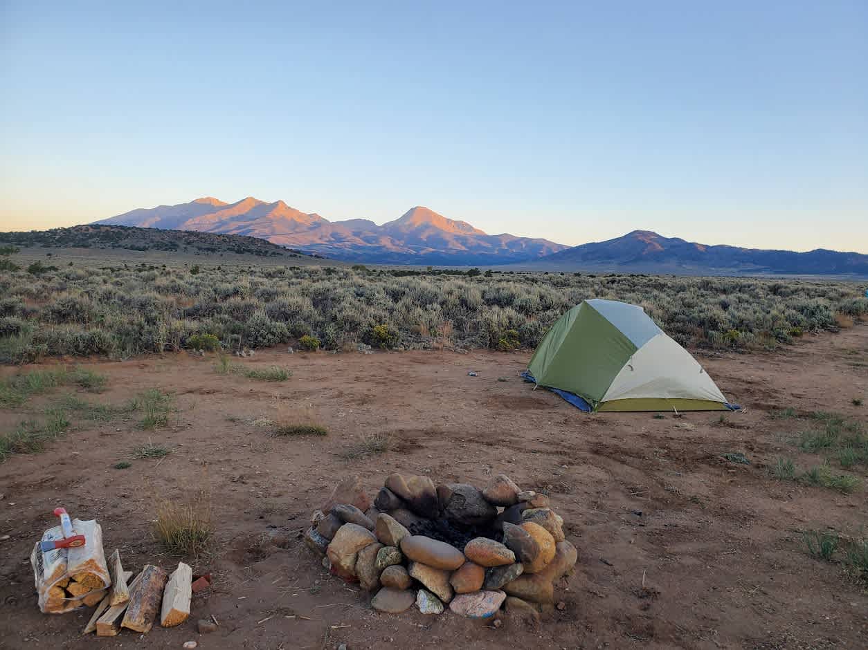 sunrise on Mt. Blanca