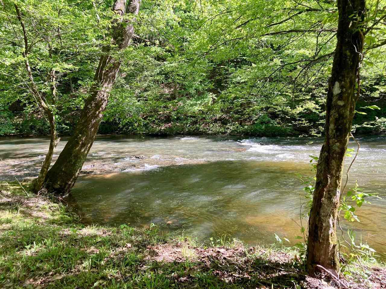 Private 14 acre Creekside Cabin