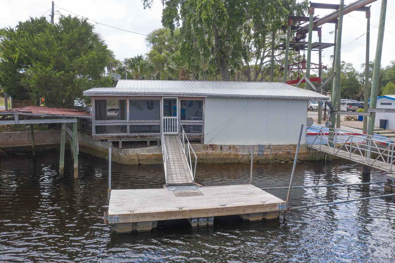 Back porch of cottage