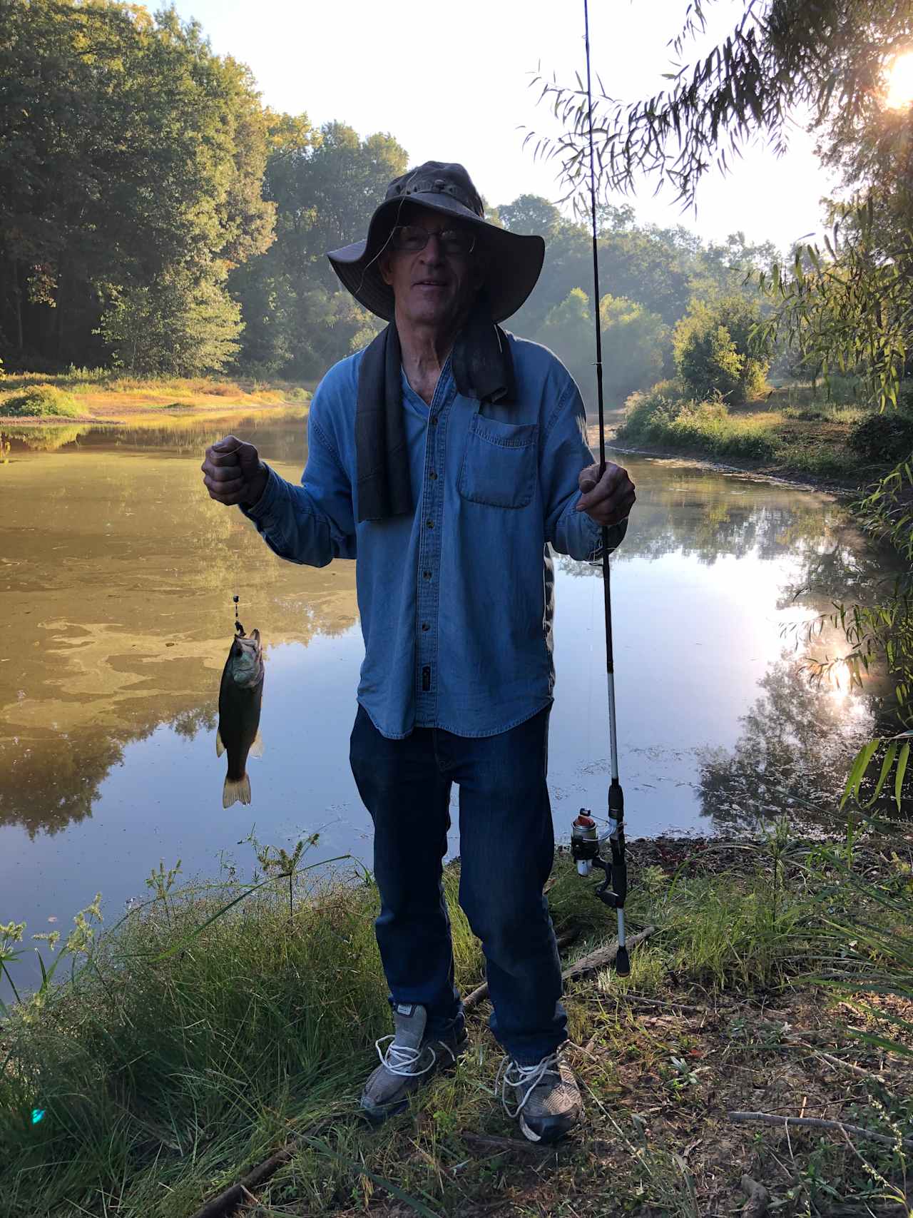 A nice catch at Dragonfly Pond