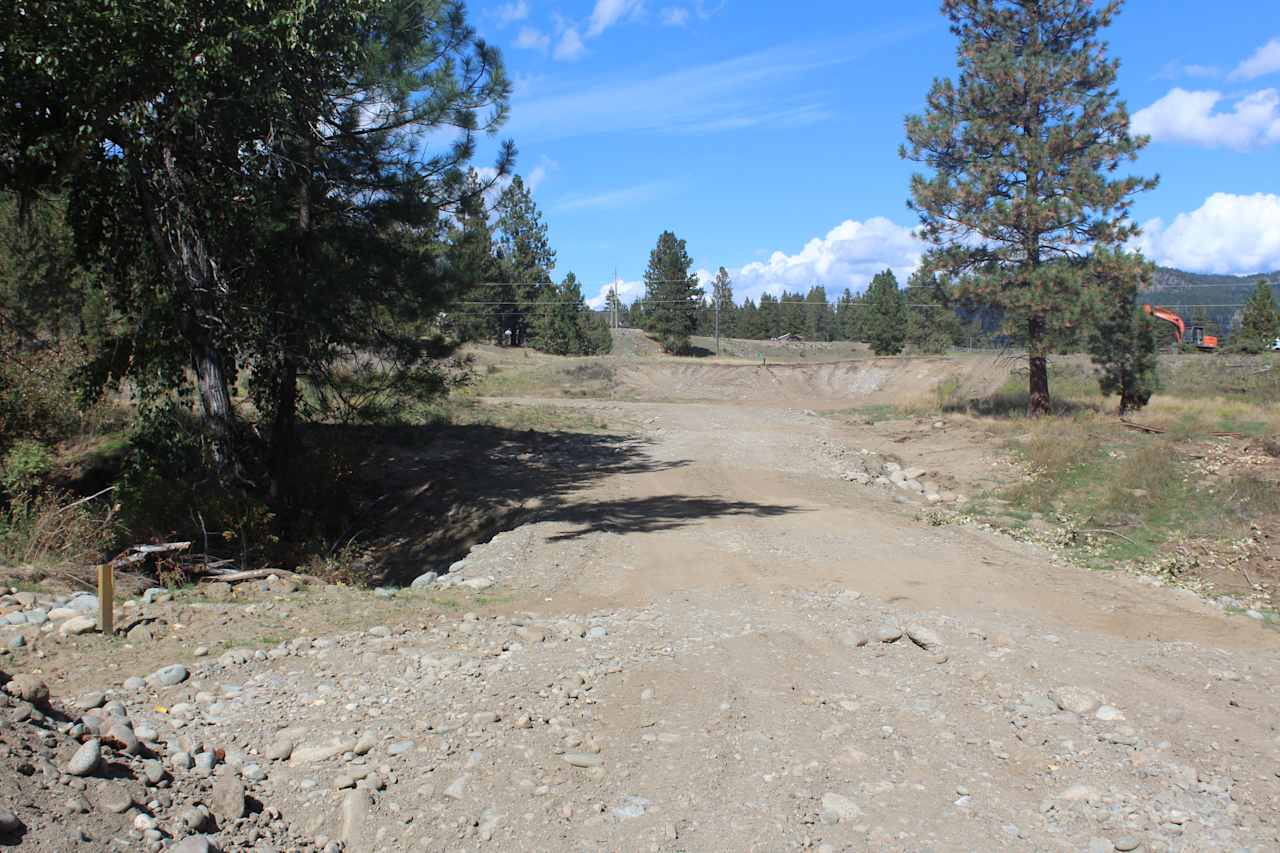 From campsite looking towards entrance