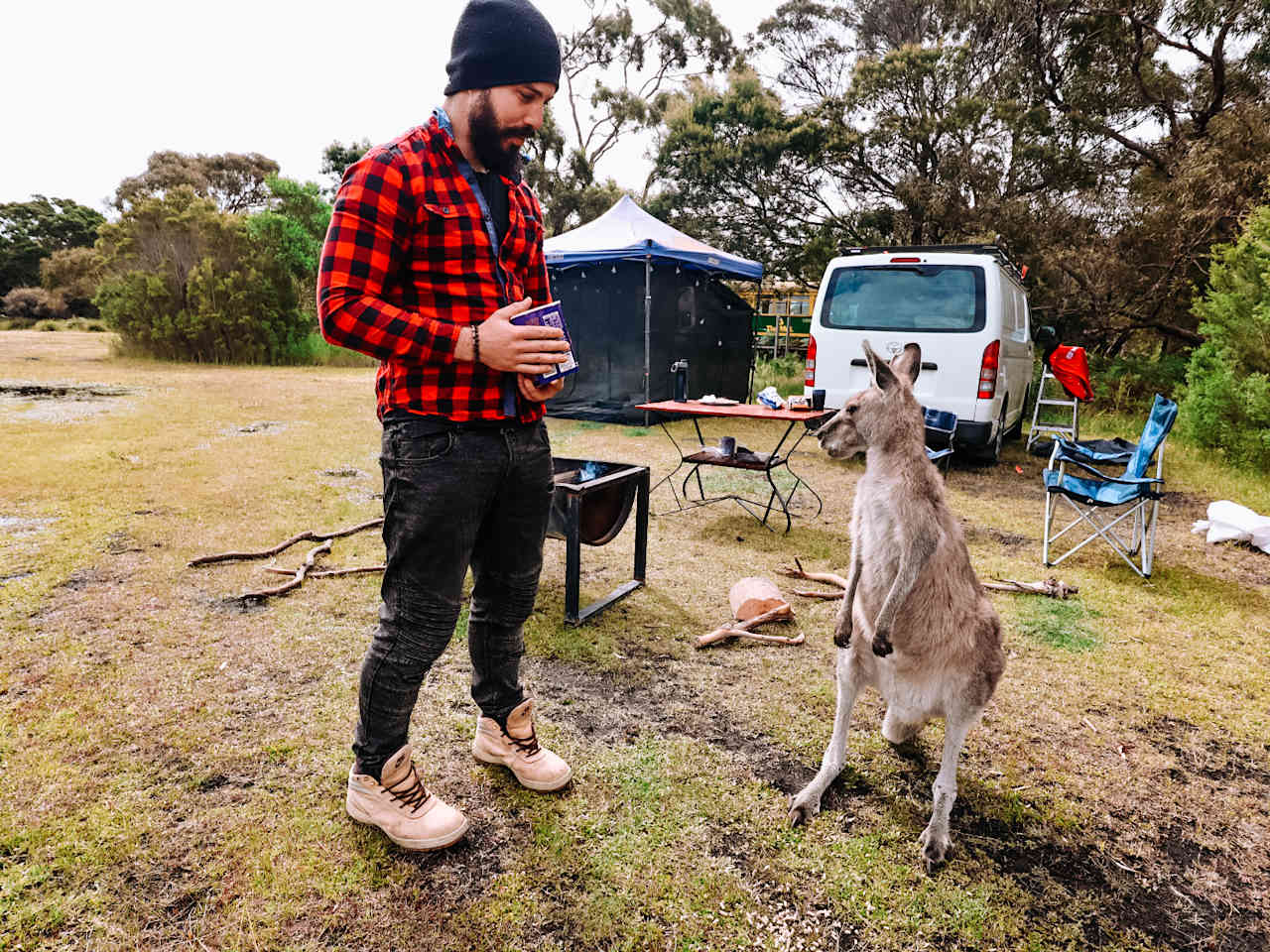 Making friends with the locals 