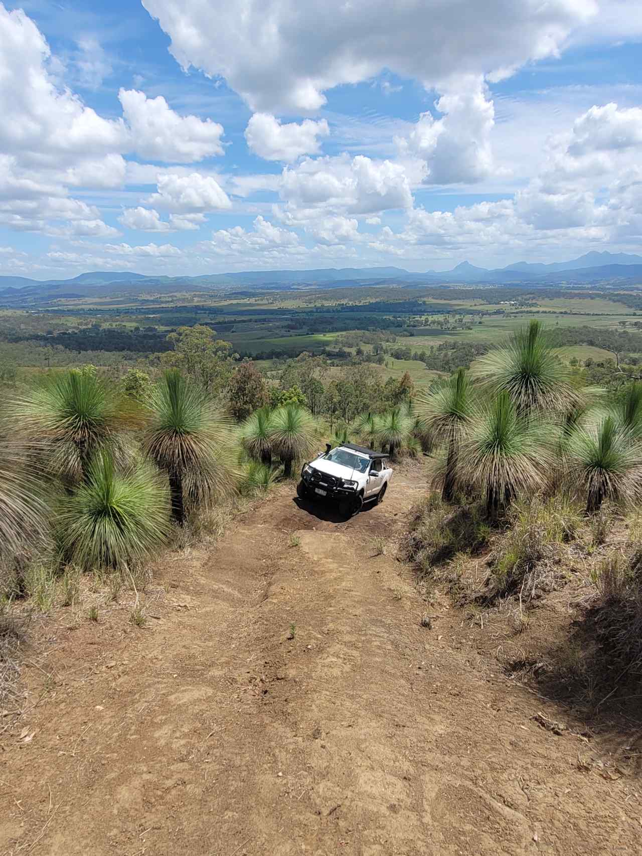 Track up to lookout. 