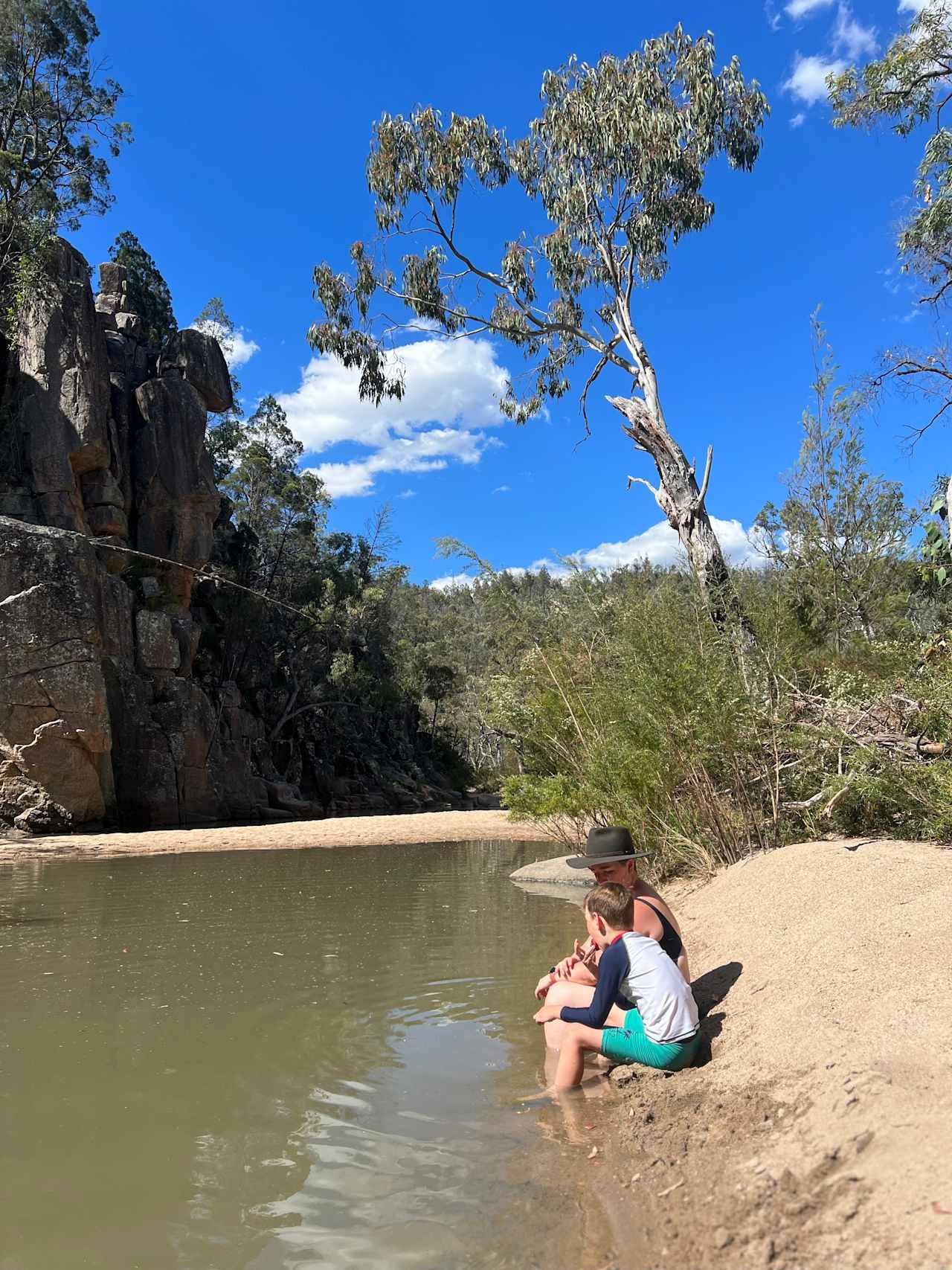 The calm of the gorge