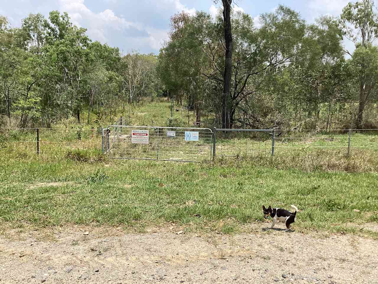 Access gate from Hodzic Rd this is 14km from Highway