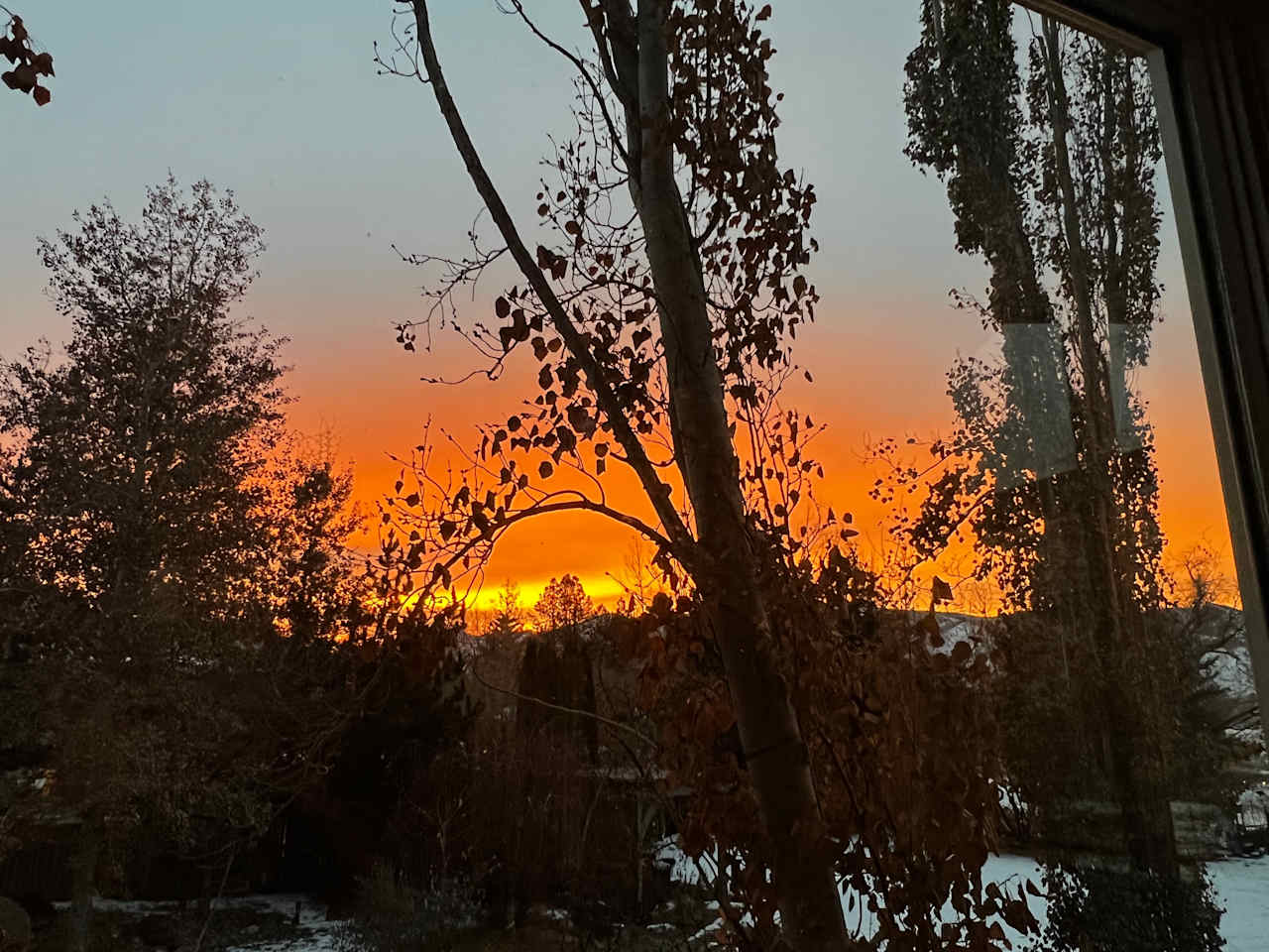 A great way to greet the day. Sunrise over your camping site.