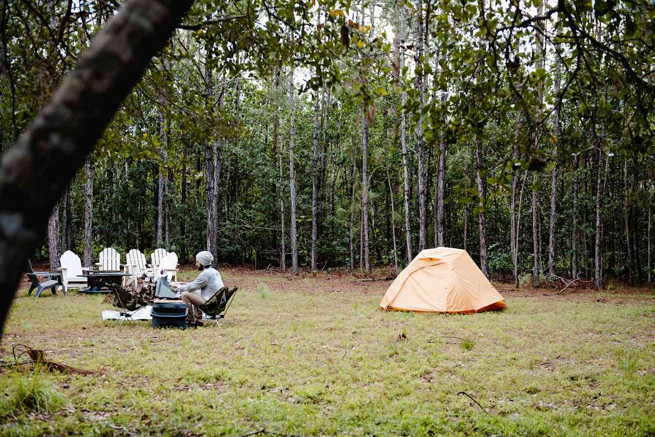 Tent site