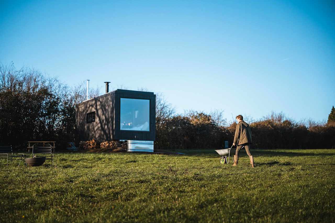 Cosy Log Cabin + Outdoor Bath