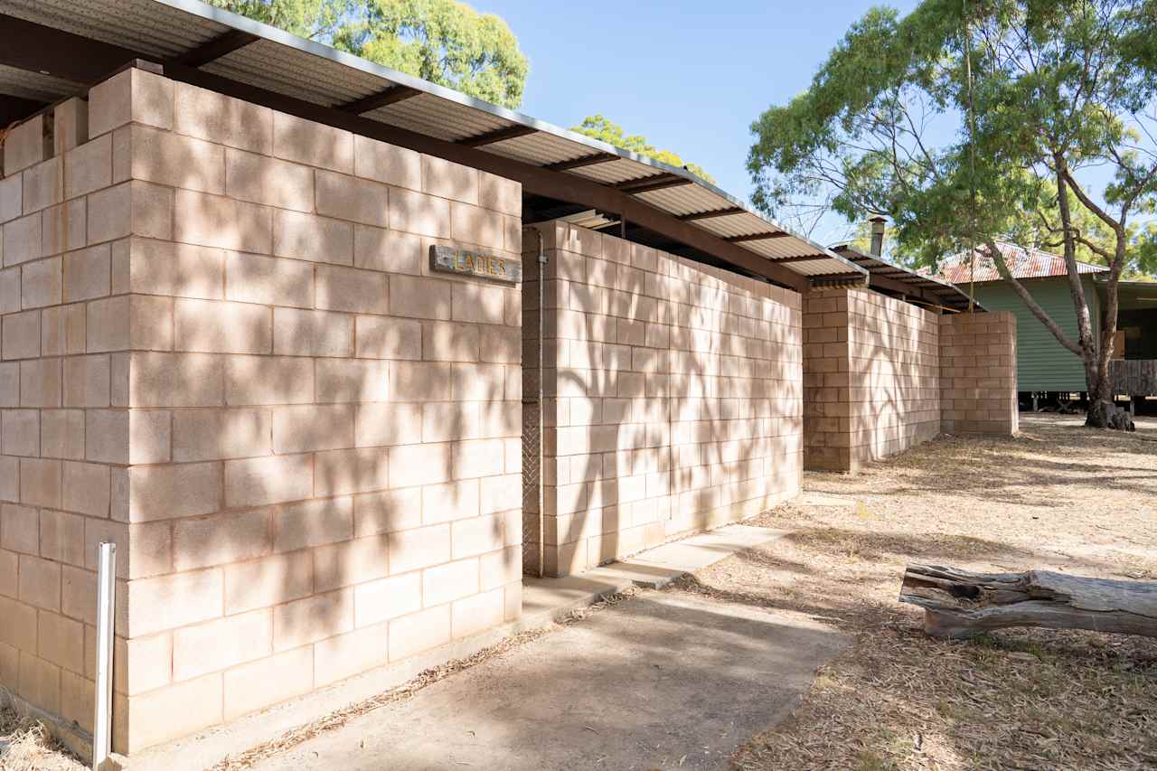 Female showers and toilet block