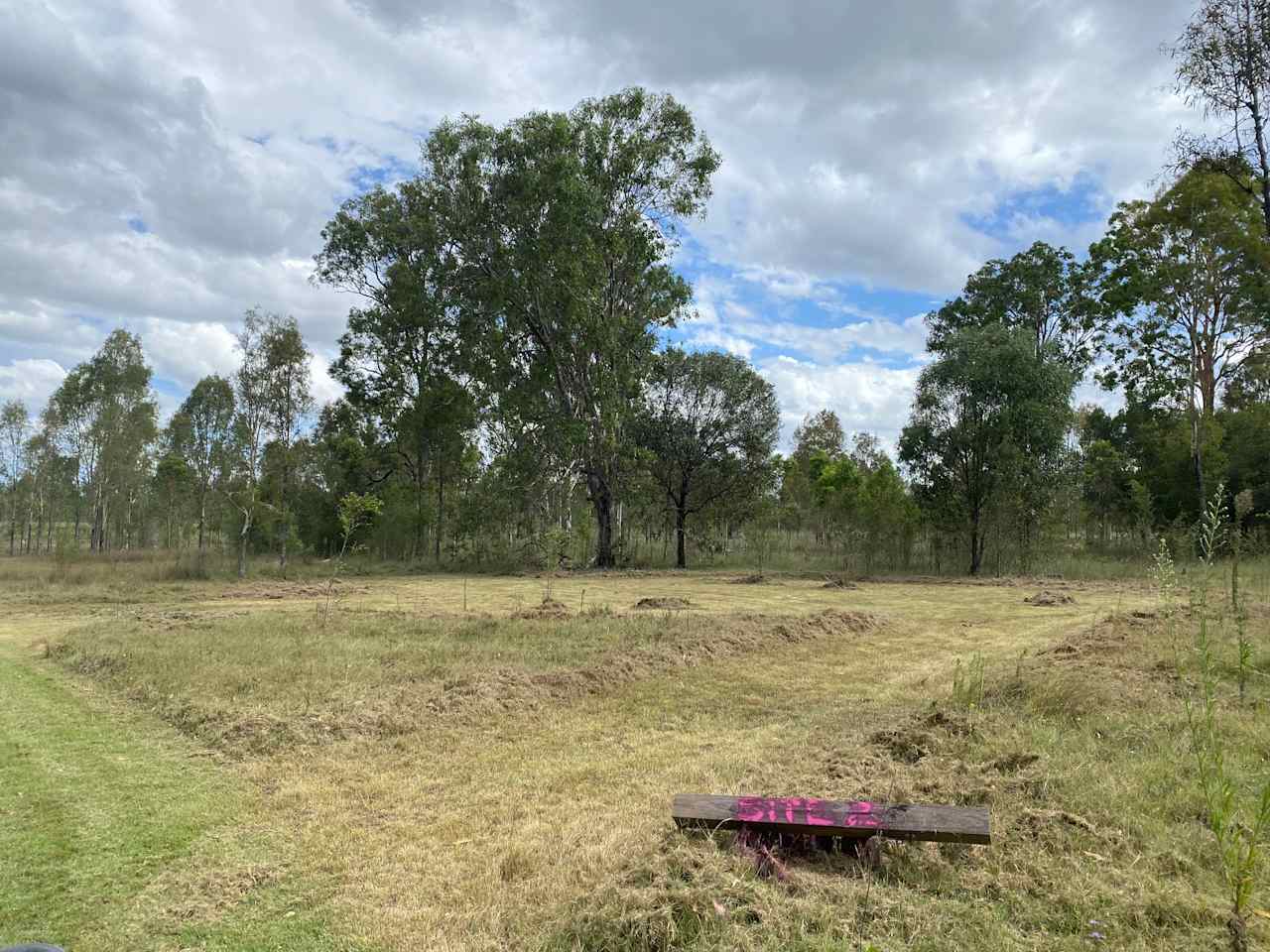 This is site 2 at the end of the paddock following the road and pink arrows to the very end easy access to drive in and out 