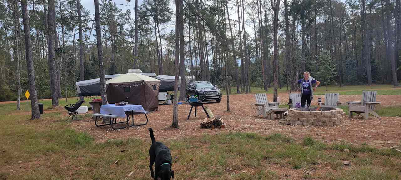 Lots of space and plenty of distance from other campers. Featured: Site 2