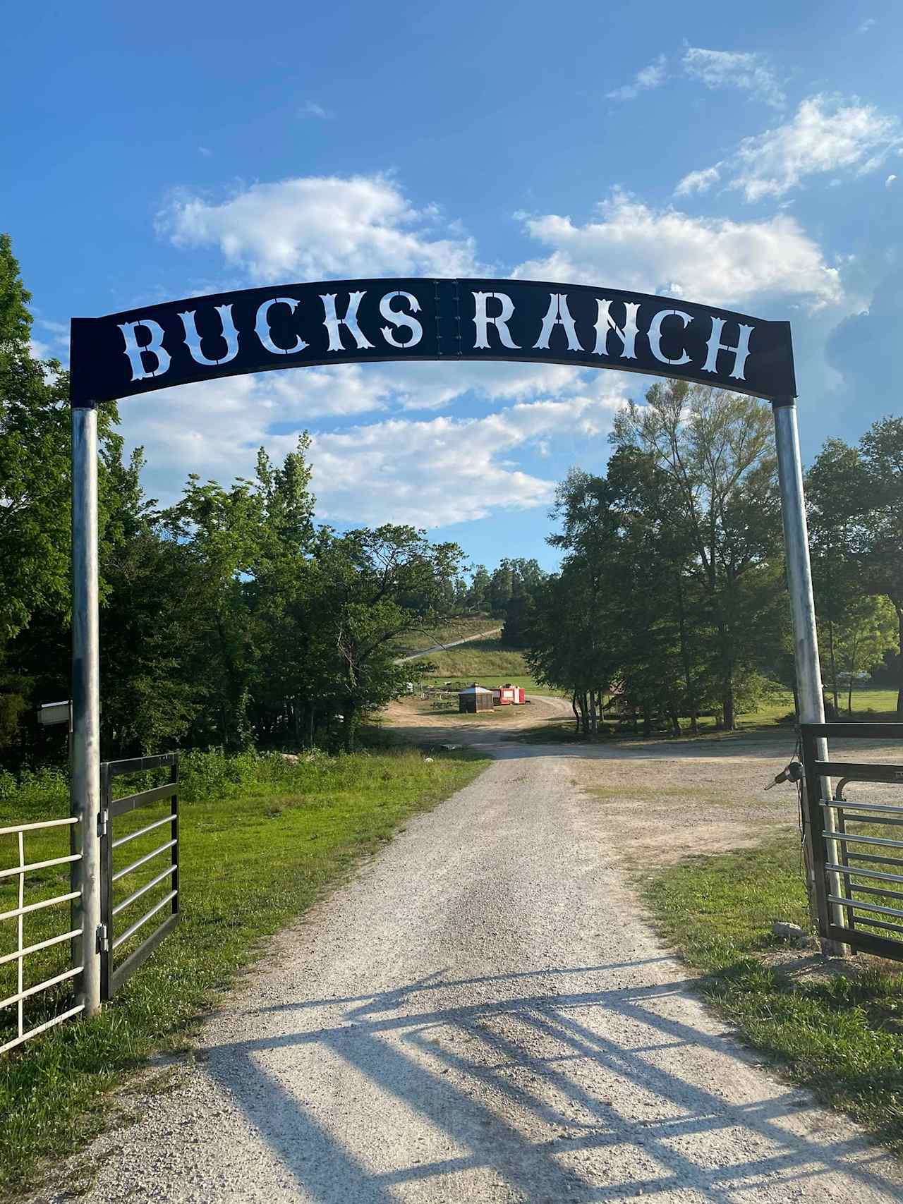 Our Front Gate during summer season