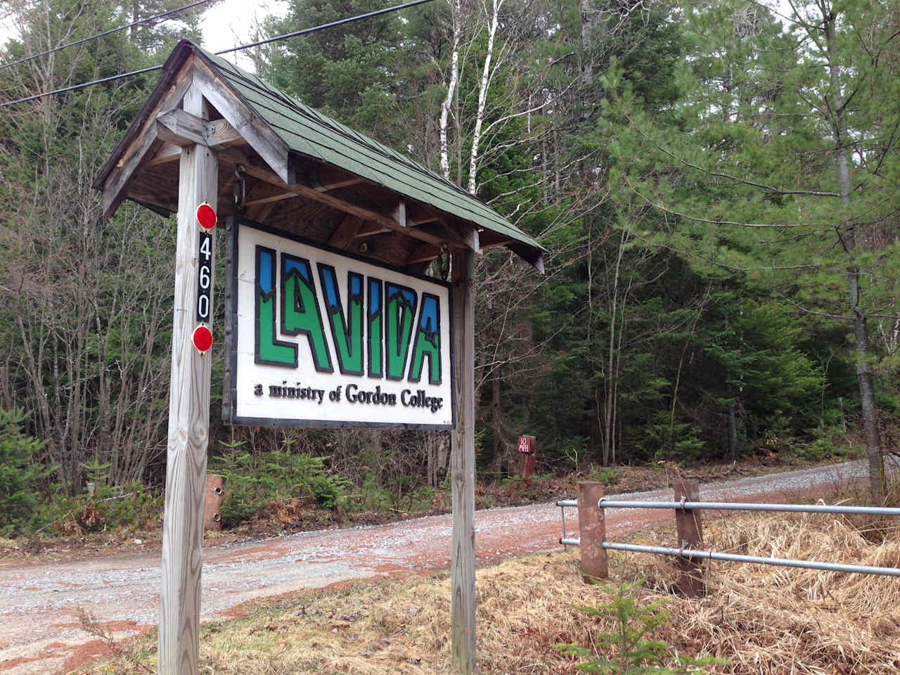 Entrance Sign and Driveway