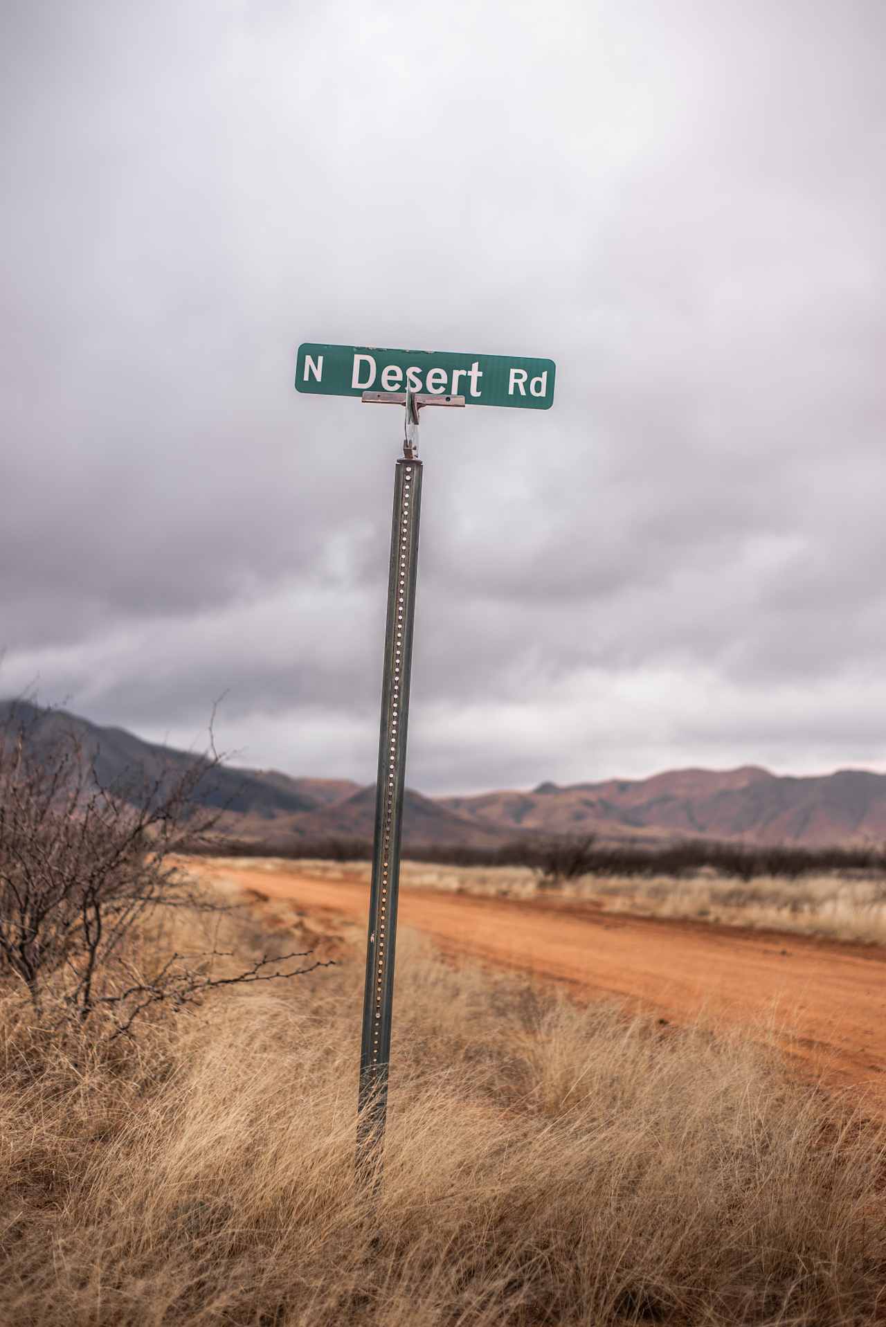 Site on the corner of N Desert Rd & Quincy (google maps, not apple)