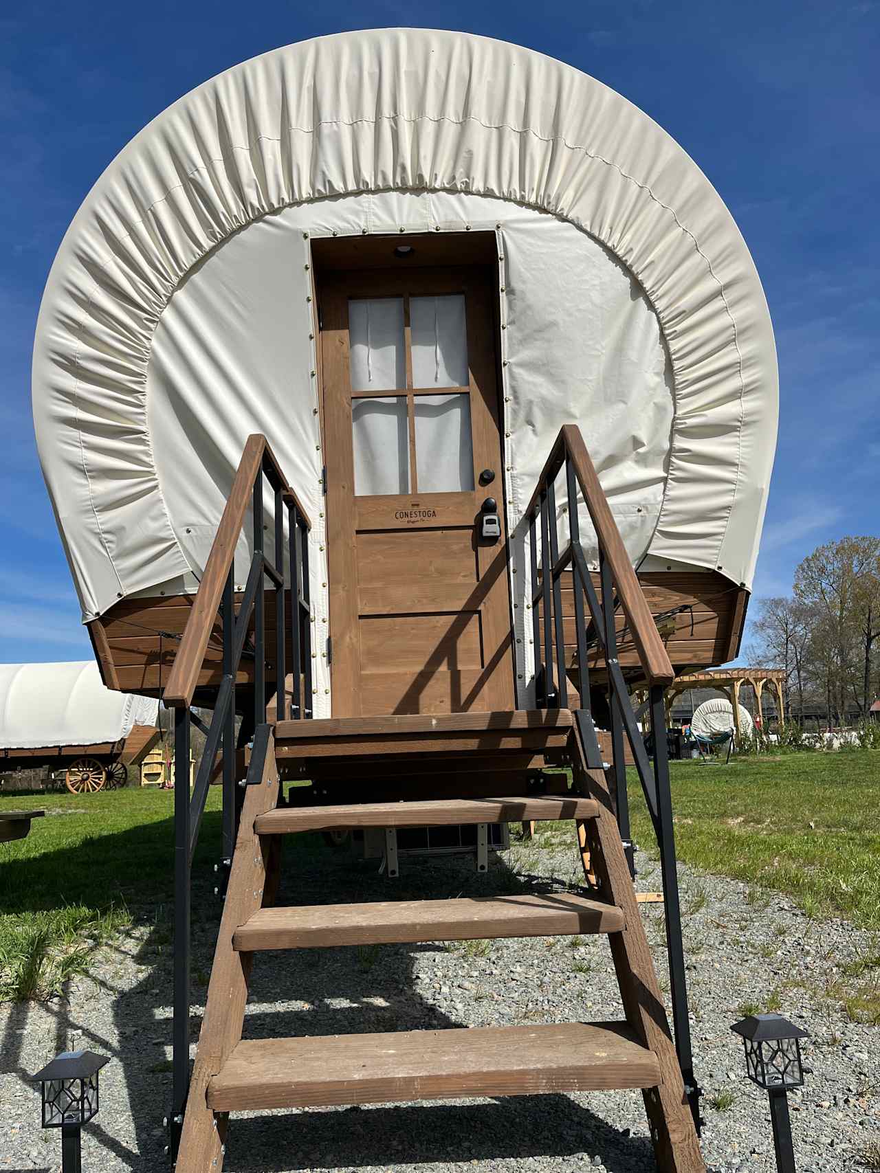 Honey Bee wagon - front door