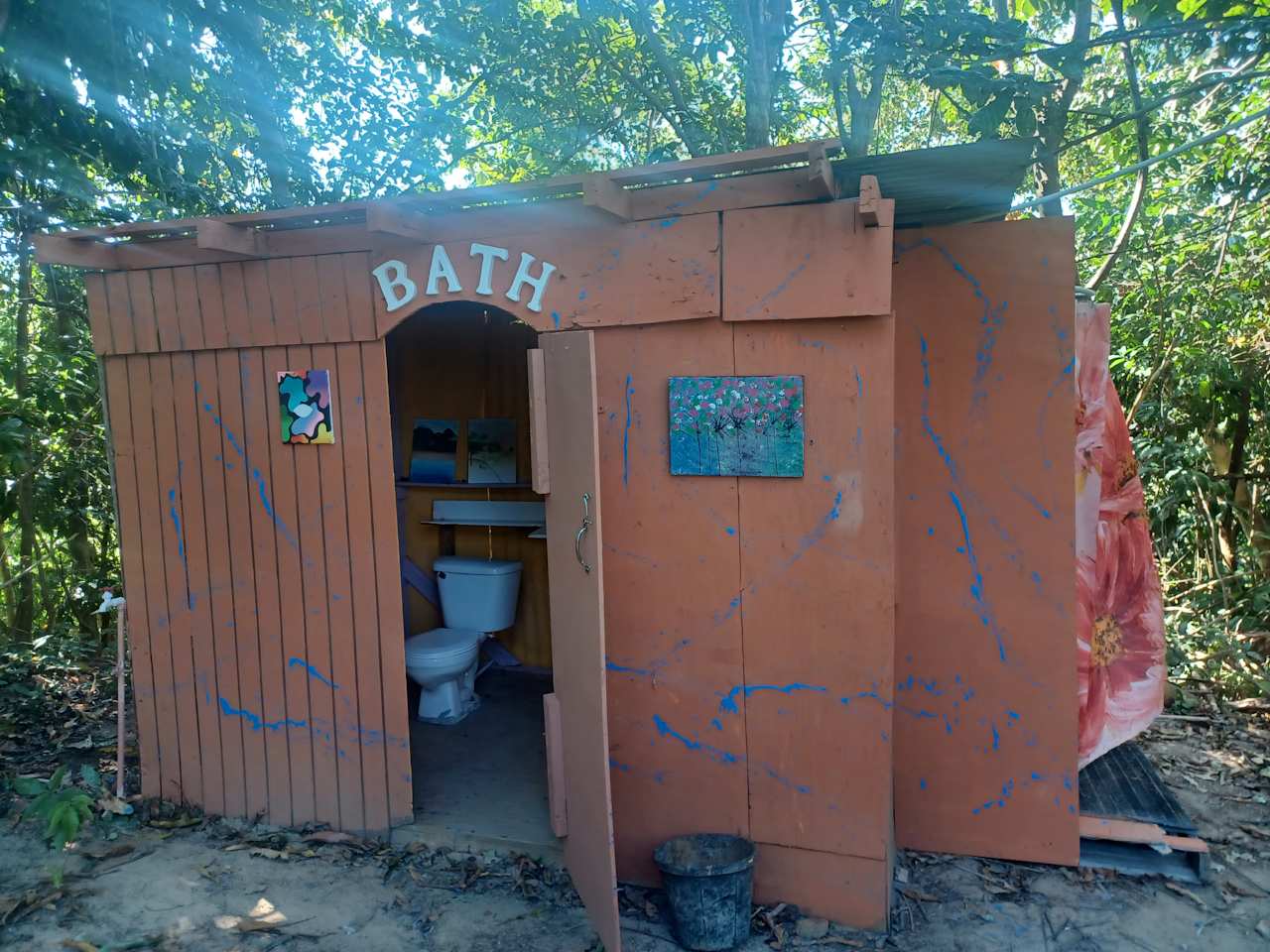 Toilet and shower facilities. 