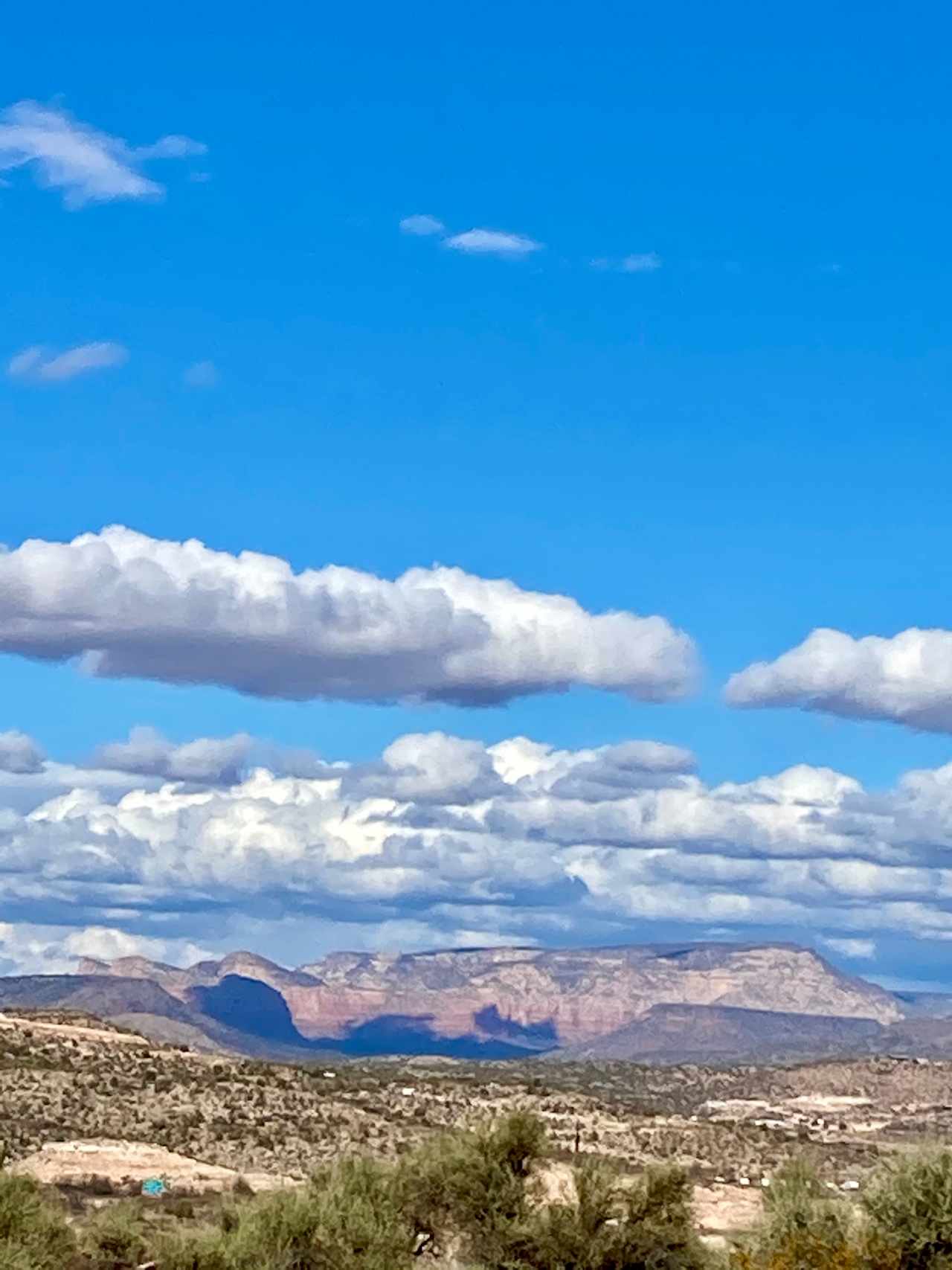 Sedona on a beautiful cloudy day.. 