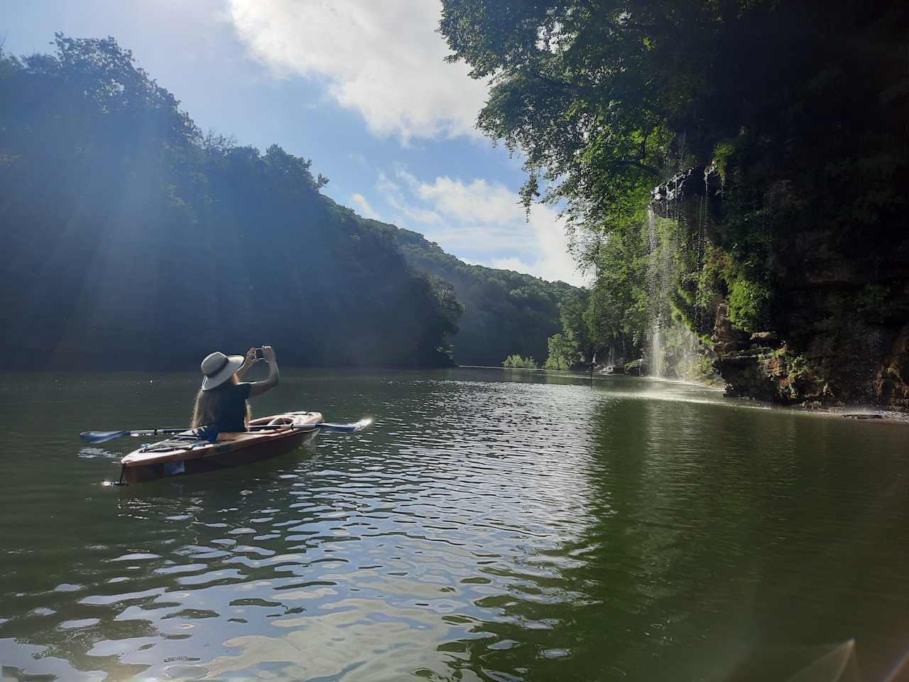 Wonderful kayaking at Rock Island State Park