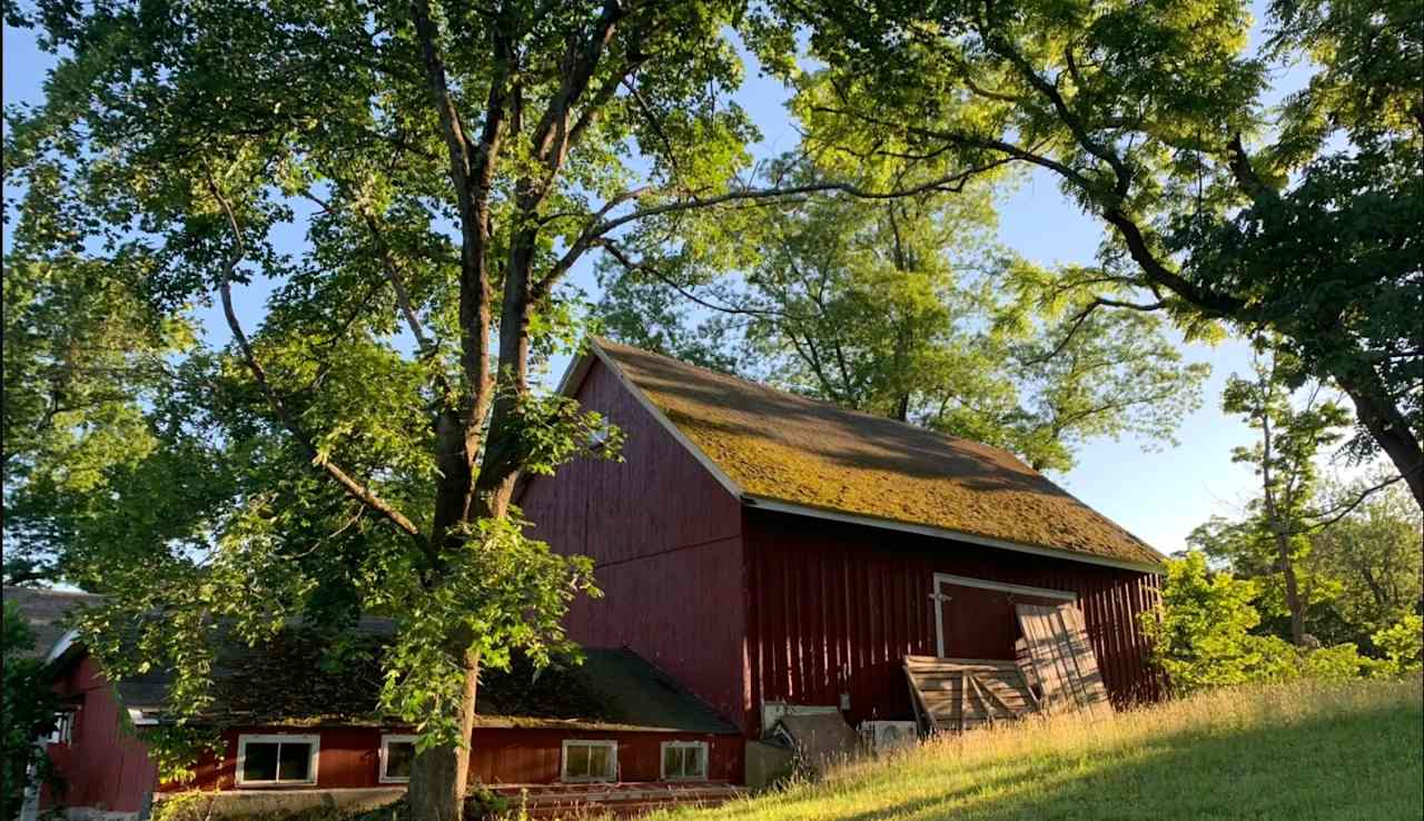 Upper barn on the property.