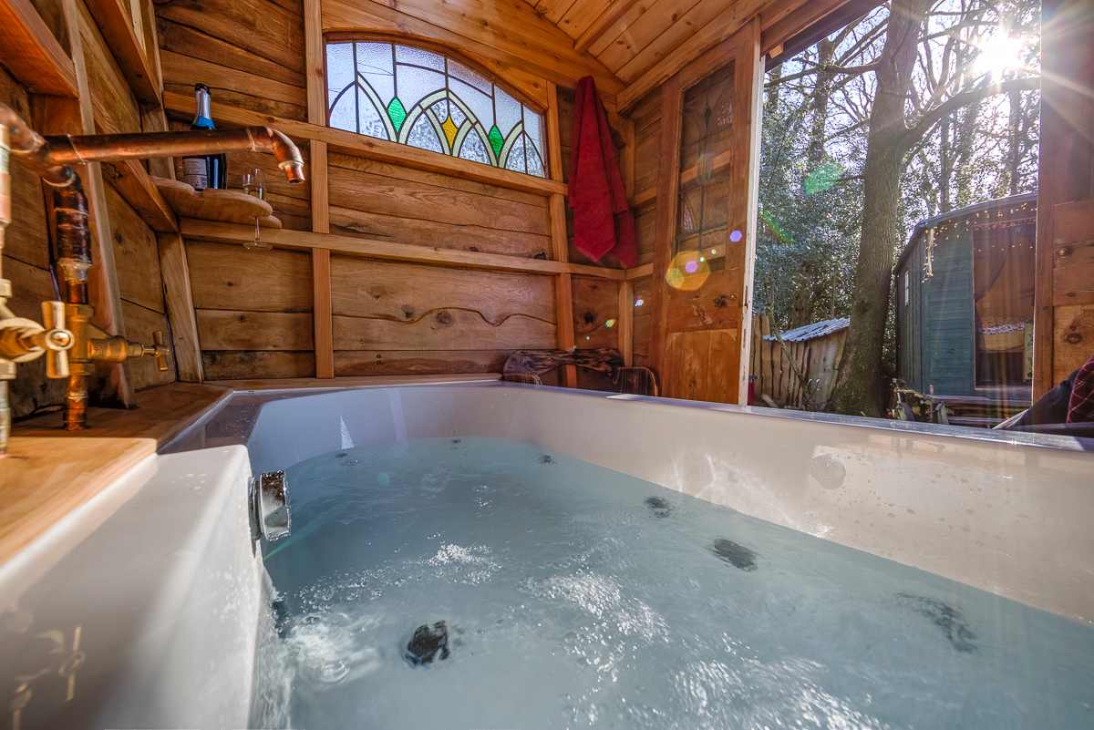 Yurts with hot tubs in Forest of Dean Hipcamp