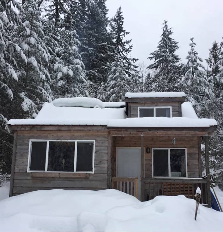 Cozy hide-a-way cabin!  Snowy in the winter months, but gorgeous all year long.