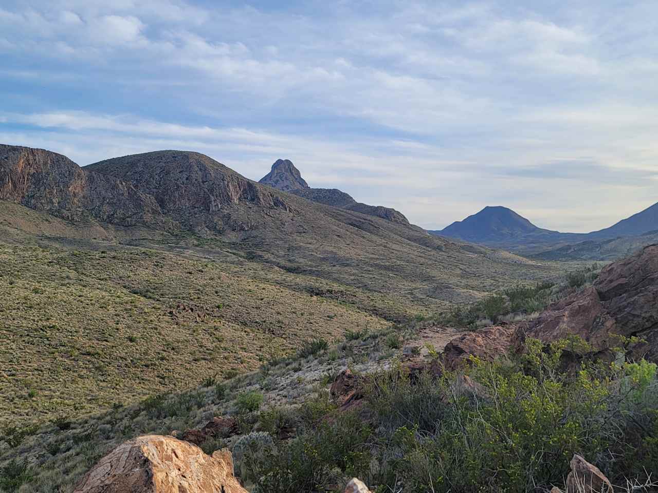 Backside of mountain we hiked